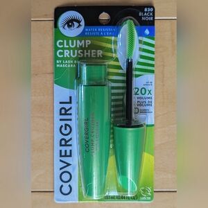 NEW COVERGIRL Clump Crusher Mascara – 830 Black – Water Resistant – Sealed 🖤✨